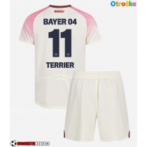 Otroške Nogometnih dresov Bayer Leverkusen Martin Terrier #11 Gostujoči 2025-26 Kratki rokavi (+ hlače)